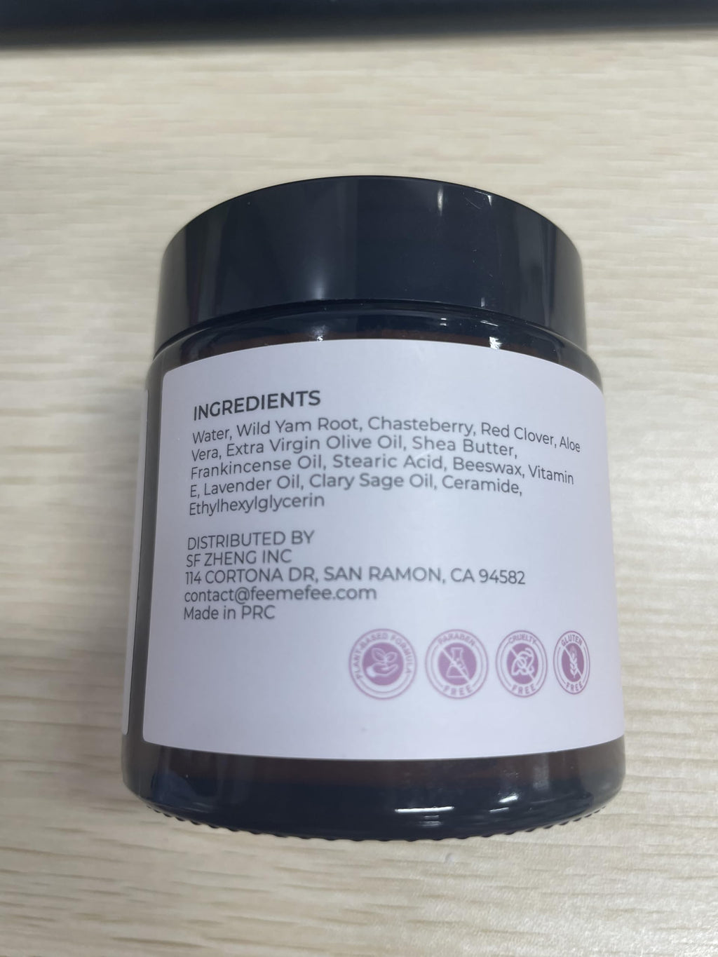 FeeMeFee Wild Yam Cream 4oz – Organic Balancing Cream for Women