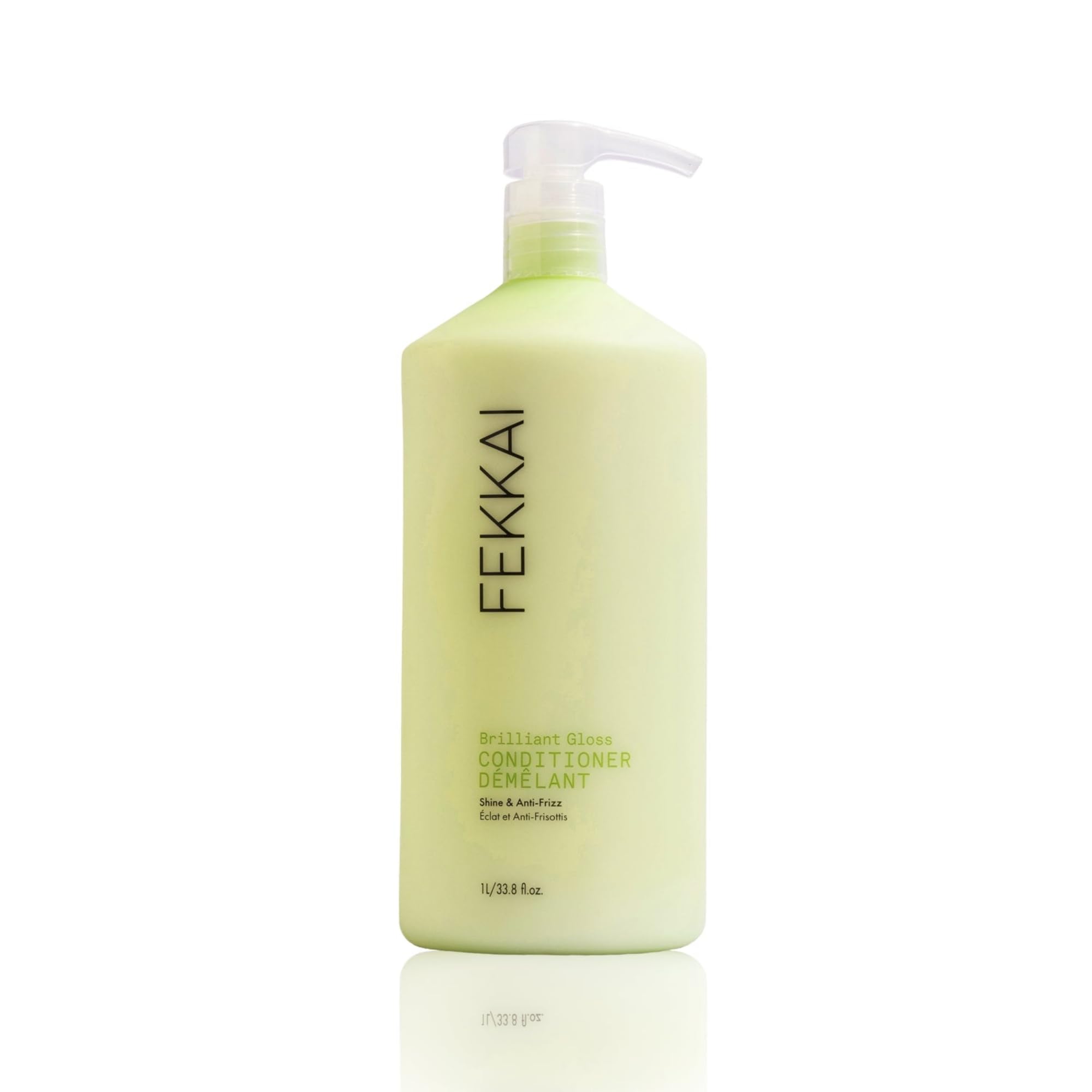 Fekkai Brilliant Gloss Conditioner - 1 Liter | 4X Shine, Sulfate-Free, Vegan