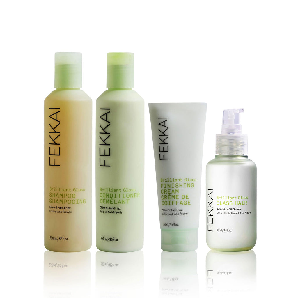 Fekkai Brilliant Gloss Conditioner - 1 Liter | 4X Shine, Sulfate-Free, Vegan