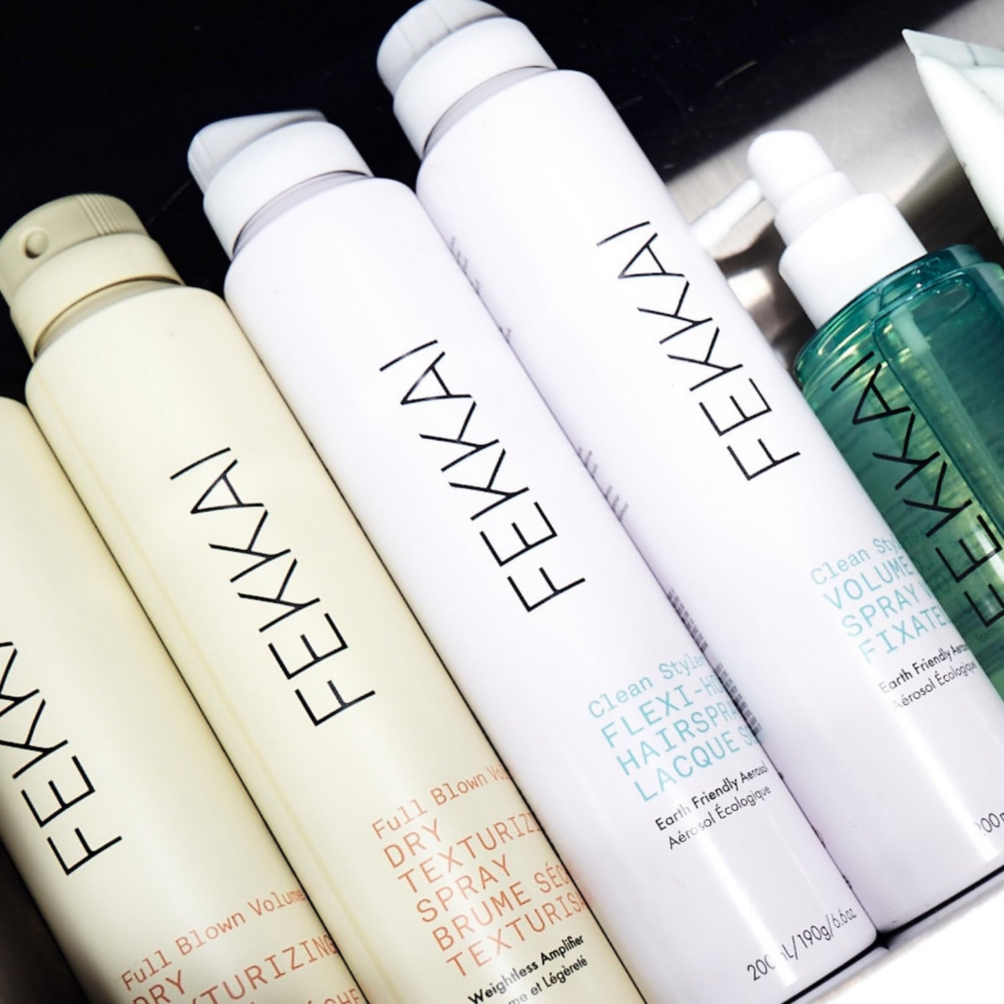 FEKKAI Clean Stylers Volumizing Hairspray – 7 oz | 72HR Humidity Resistance & 2X Volume | Vegan, Cruelty-Free