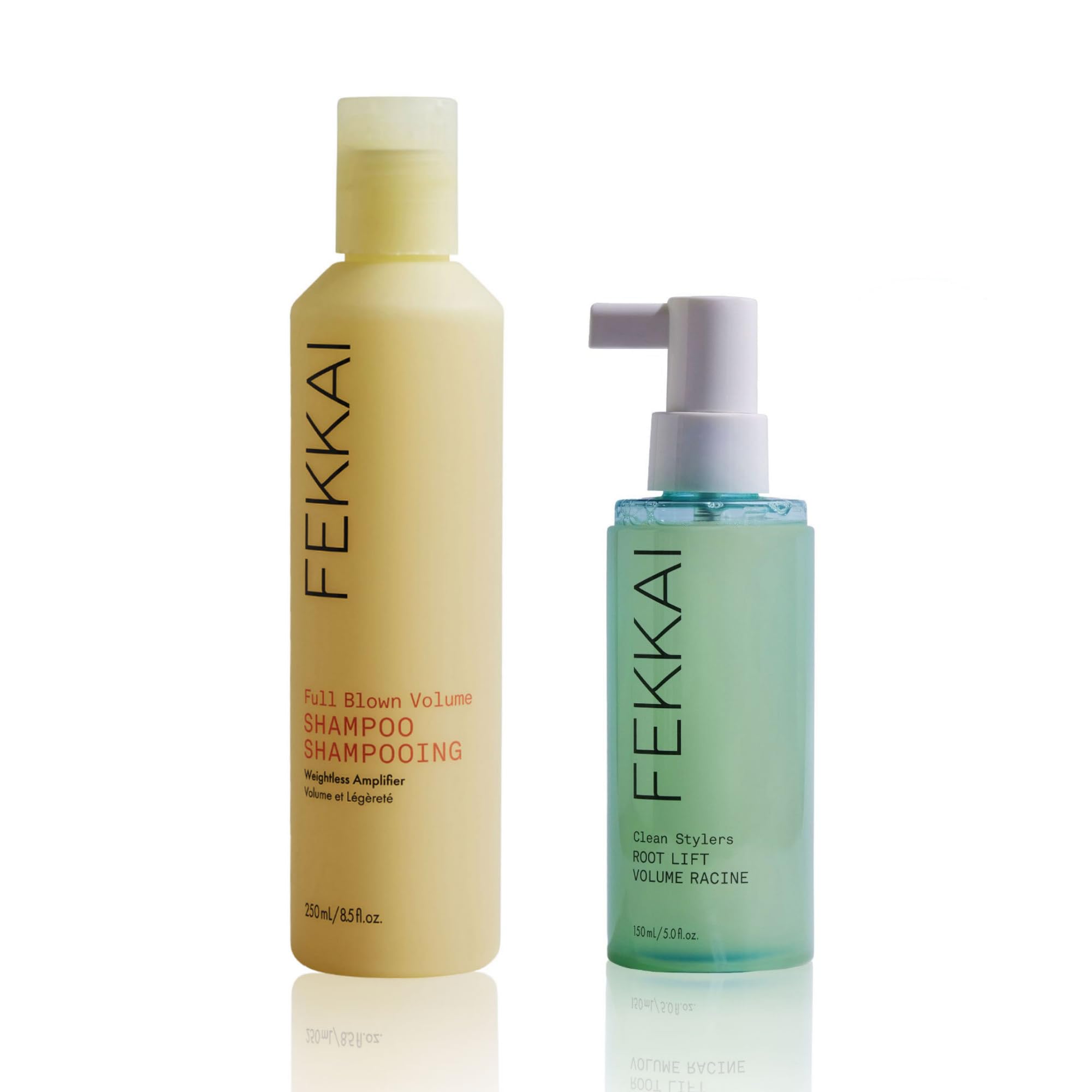 Fekkai Full Blown Volume Shampoo (8.5 oz) + Root Lift Spray (5 oz) – Sulfate-Free, Vegan