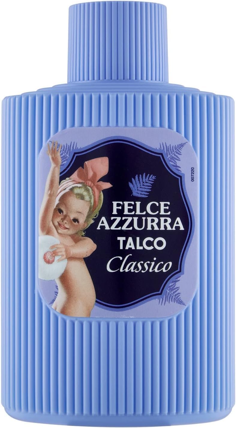 Felce Azzurra Classic Talc Powder – 5.29 oz x 2 (Italian Import)