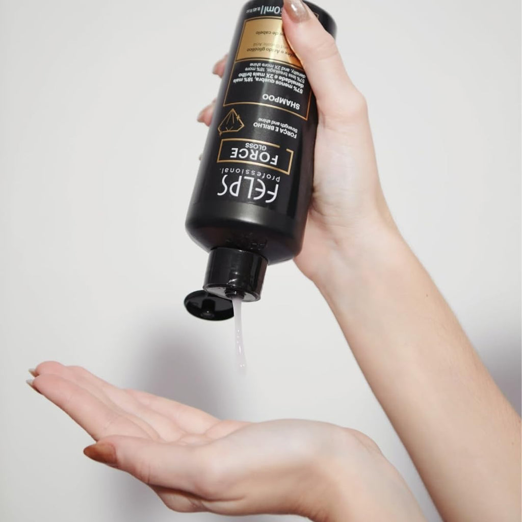 Felps Professional Force Gloss Leave-In Treatment — Marineplex + Glycolic Acid, 4.23 oz, Heat Protection up to 230°C