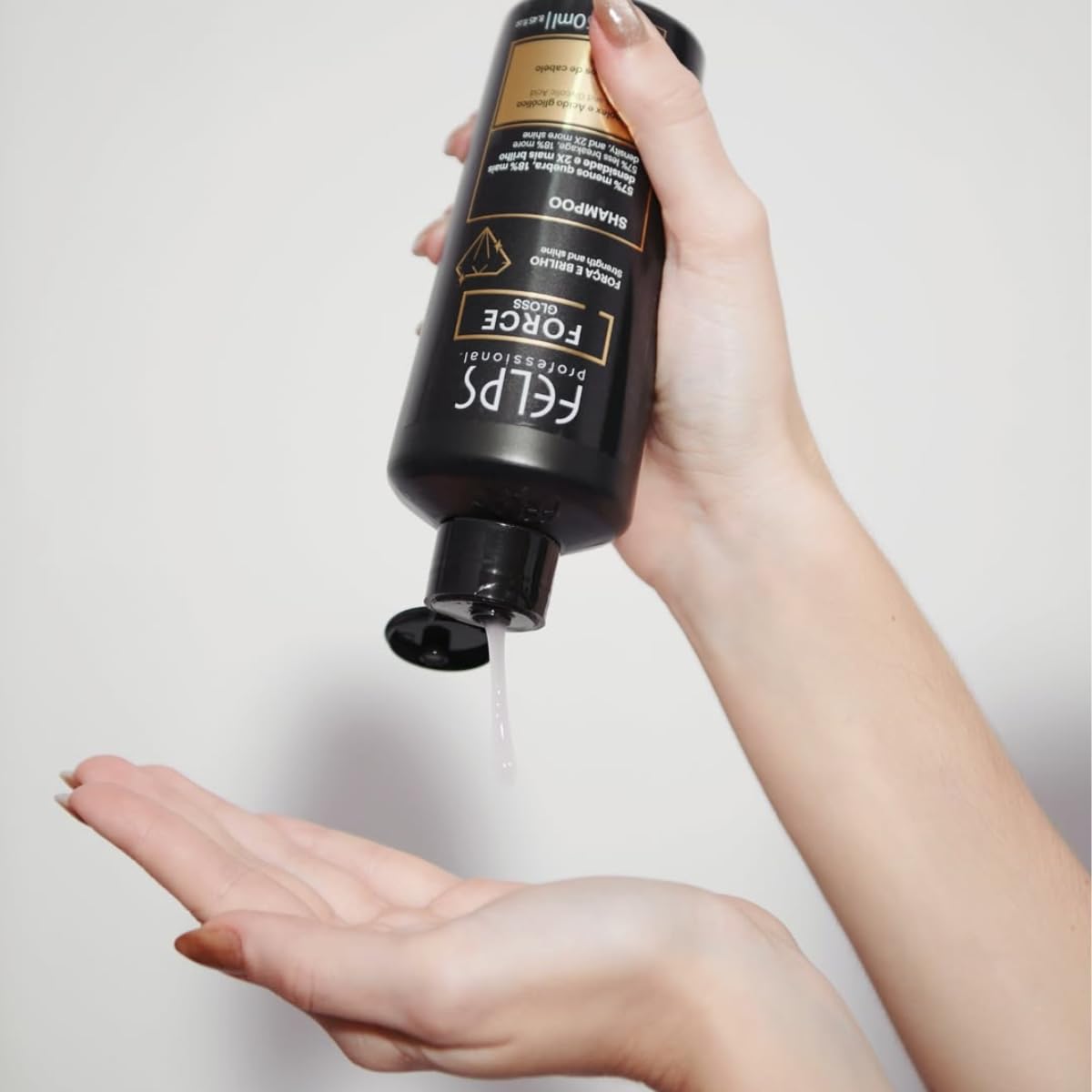Felps Professional Force Gloss Leave-In Treatment — Marineplex + Glycolic Acid, 4.23 oz, Heat Protection up to 230°C