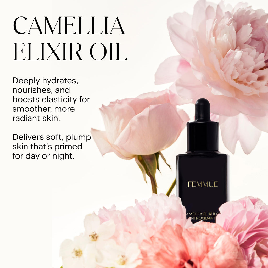 FEMMUE Camellia Elixir Face Oil | Hydrating, Lightweight Anti-Aging Facial Oil