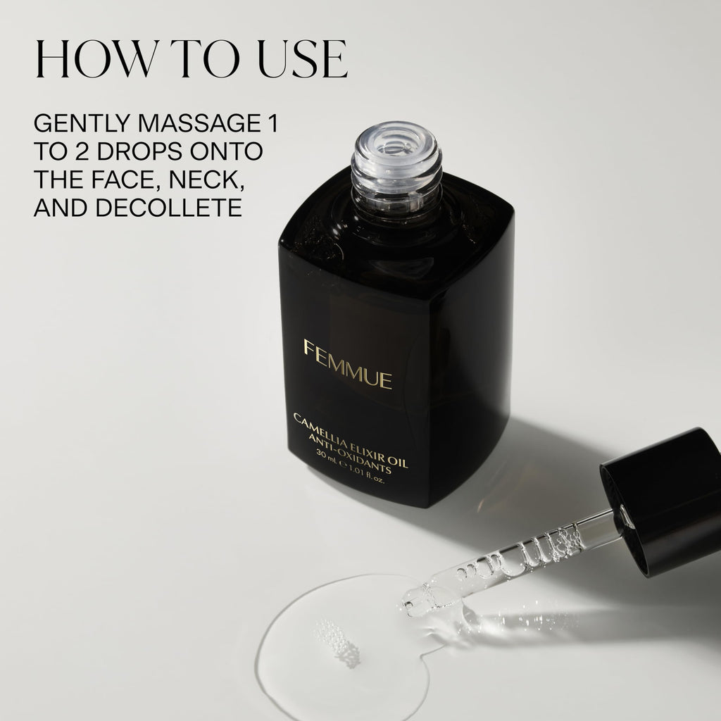 FEMMUE Camellia Elixir Face Oil | Hydrating, Lightweight Anti-Aging Facial Oil