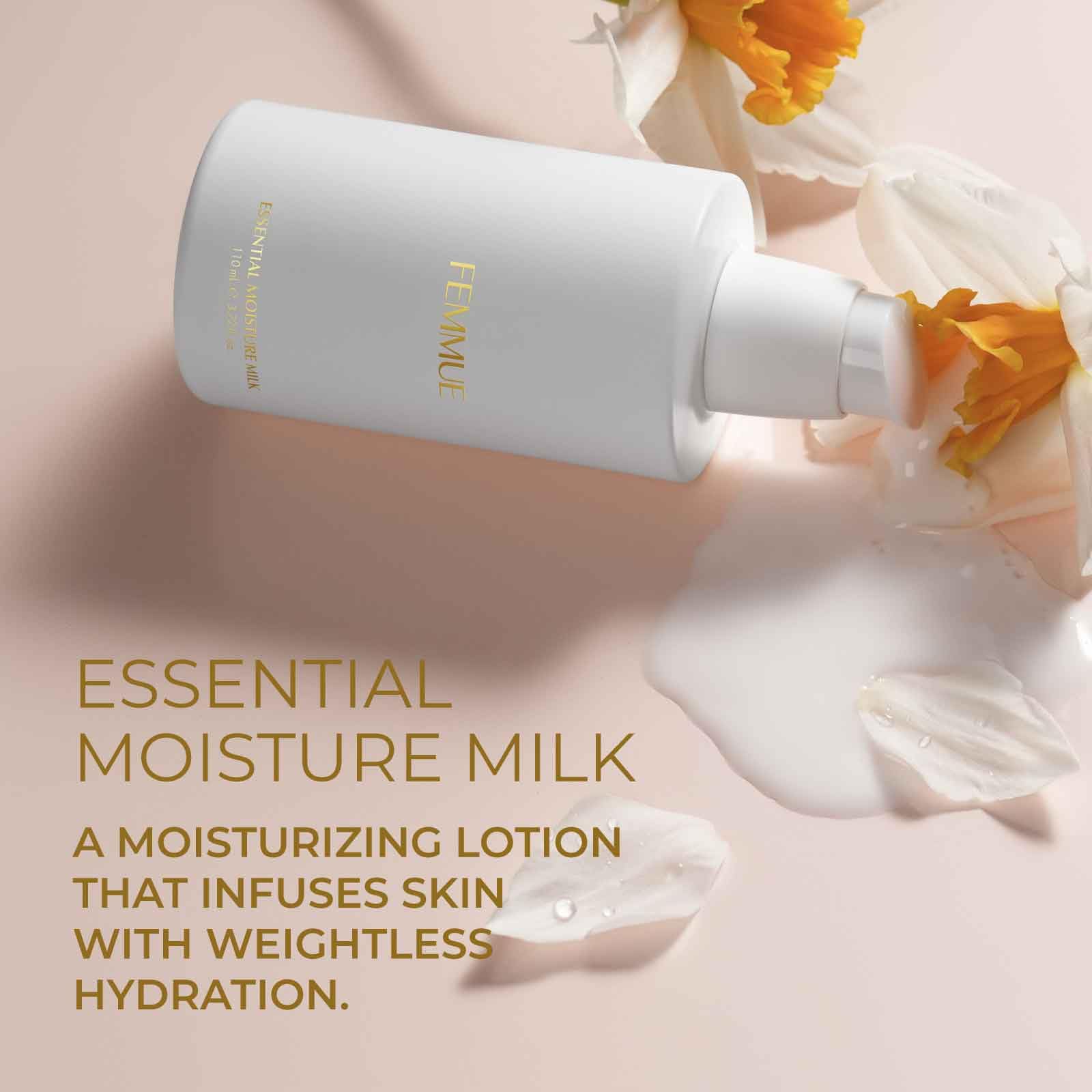 FEMMUE Essential Moisture Milk Face Moisturizer | Lightweight Daily Hydration