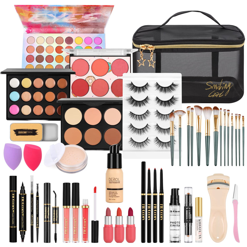 Fenshine Makeup Set – Complete Starter Kit with Travel Bag