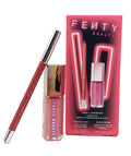Fenty Beauty Lined + Luminized 2 Piece Lip Set — Trace'd Out Lip Liner (Riri) + Gloss Bomb Grape Splash