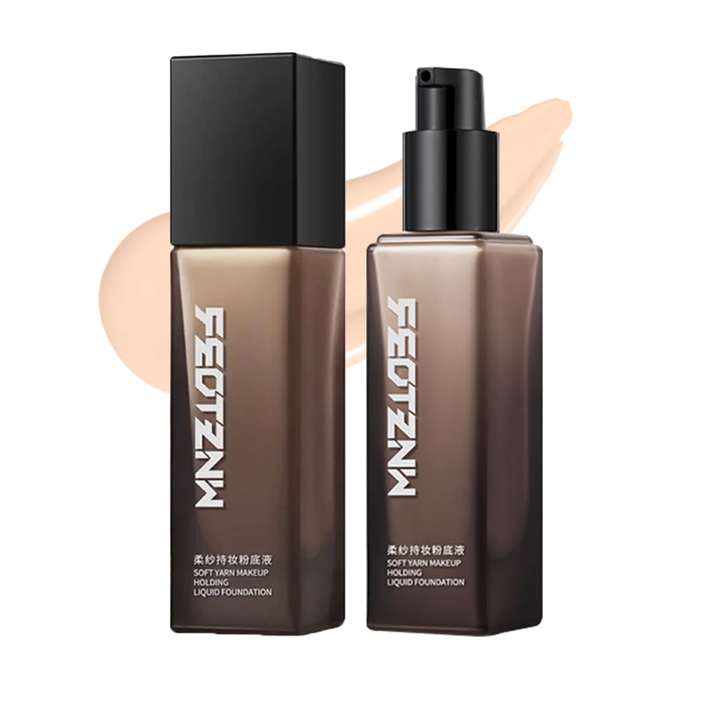 Feotznw Flawless Finish Foundation – Lightweight Medium Coverage, Semi-Matte, Vegan & Cruelty-Free, Beige 1.014 oz