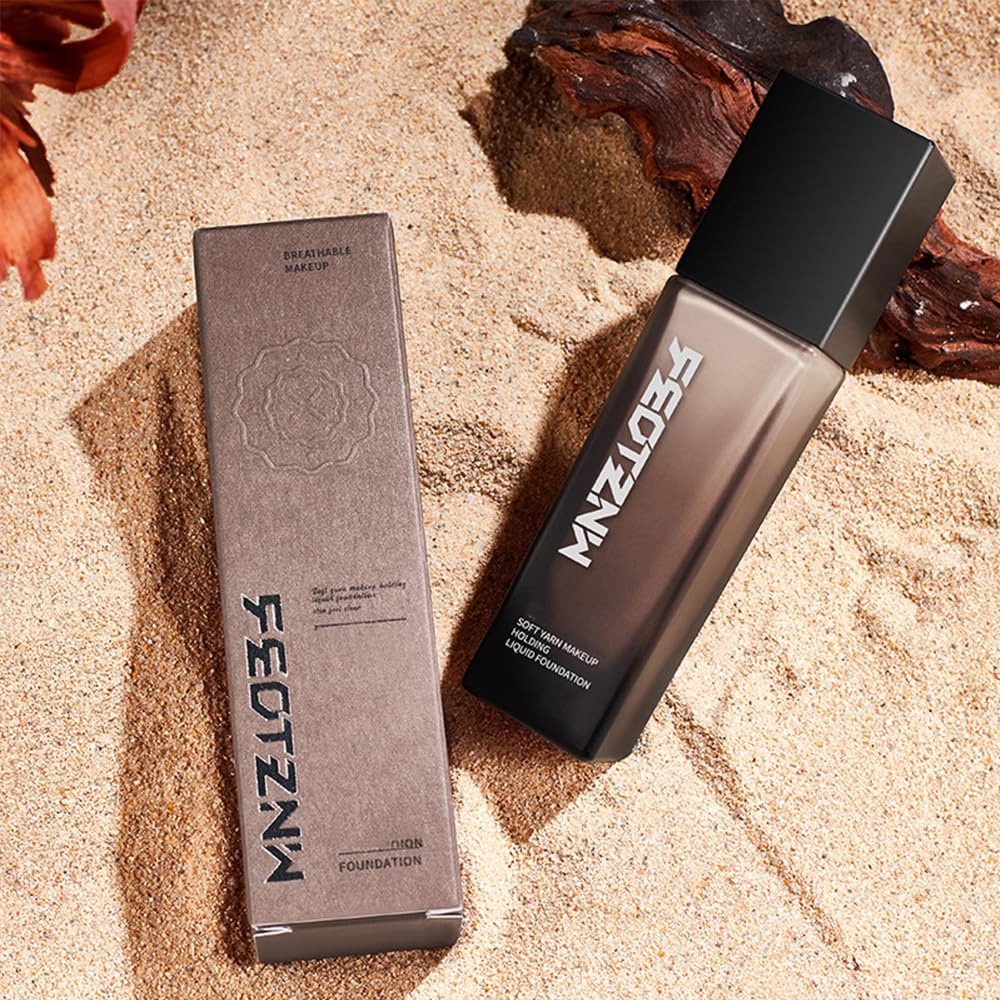 Feotznw Flawless Finish Foundation – Lightweight Medium Coverage, Semi-Matte, Vegan & Cruelty-Free, Beige 1.014 oz