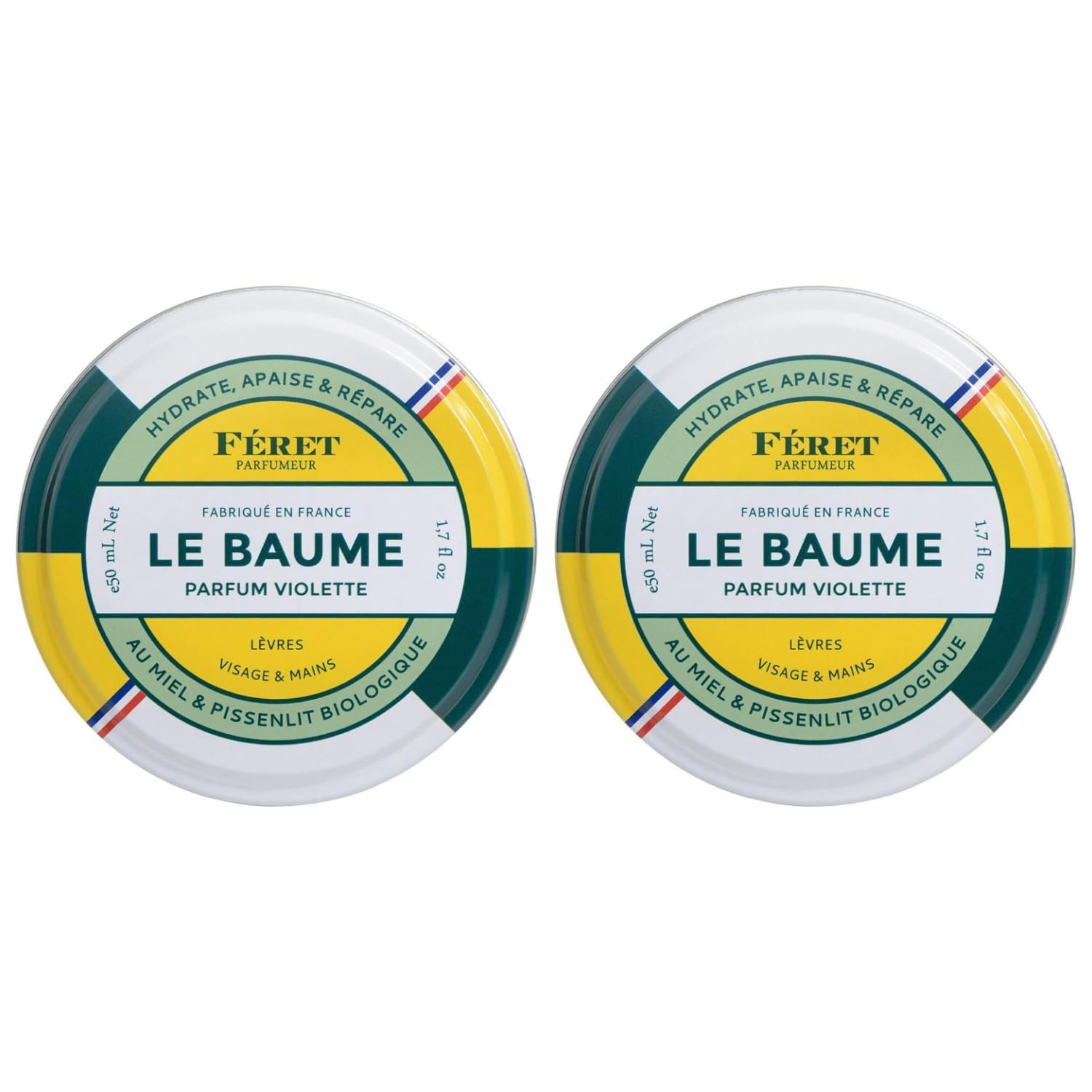 Feret Le Baume Multi-Purpose Balm – Violette | Deep Hydration for Lips, Skin & Cuticles – Made in France