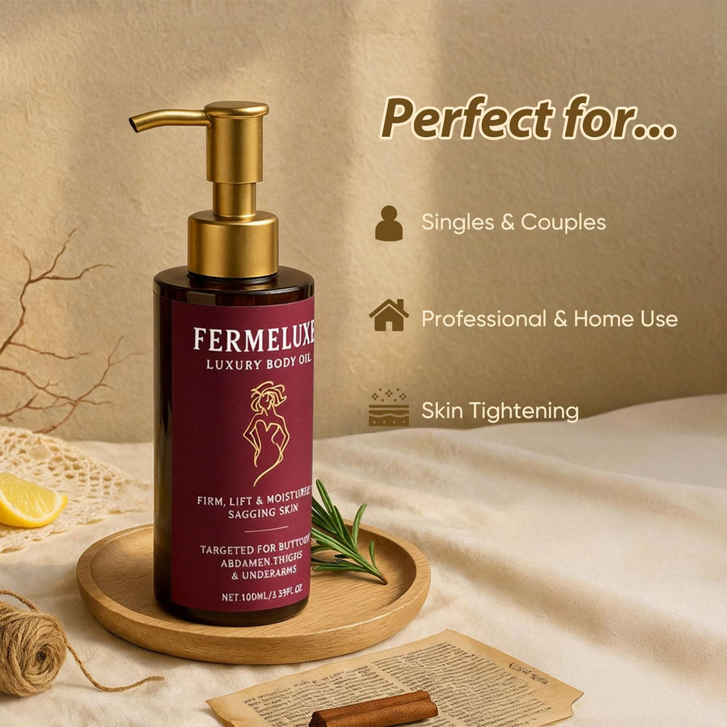 FERMELUXE Body Firming Oil for Crepe Skin – Luxury Hydration & Lifting 100ml