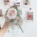 Teacher's Day Gift Simulation Flower Rose Bow Ballpoint Pen