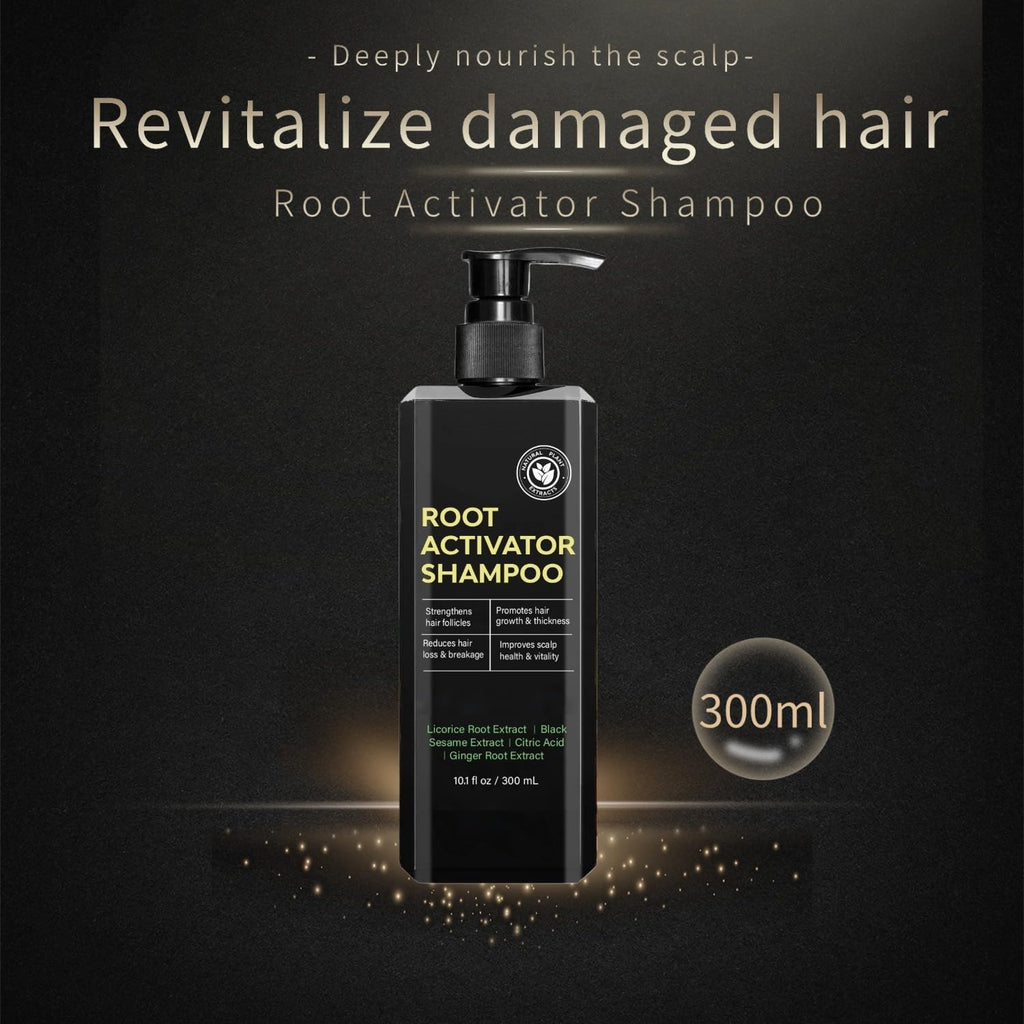 Root Activator Shampoo by FHH – Natural Hair Regrowth Shampoo for Men & Women | 300 ml