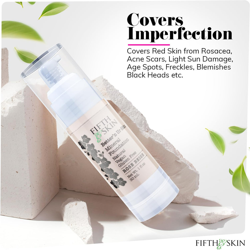 Fifth & Skin Better’n Ur Skin Foundation Rose Beige – Natural, Vegan, Palm-Free