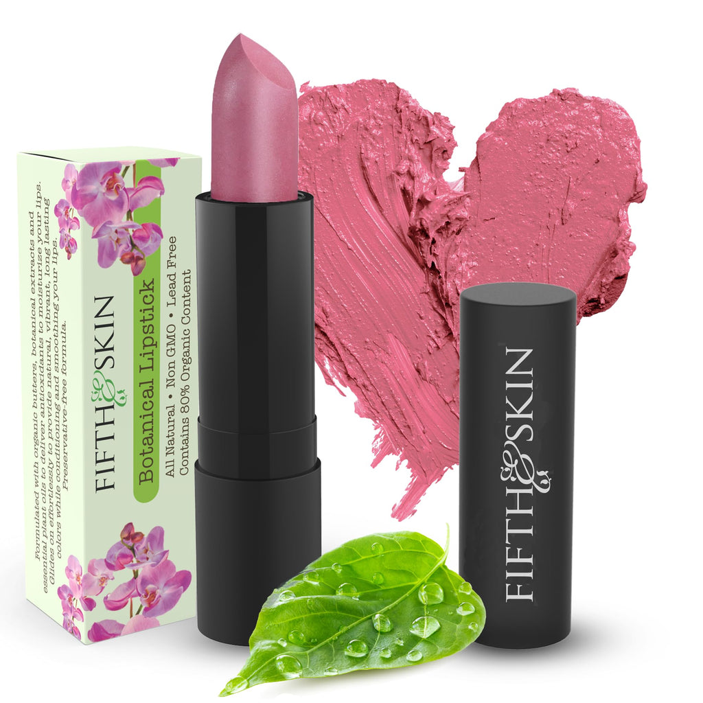 Fifth & Skin BOTANICAL Lipstick Cherry Plum | Vegan, Organic, No Lead, Made in USA