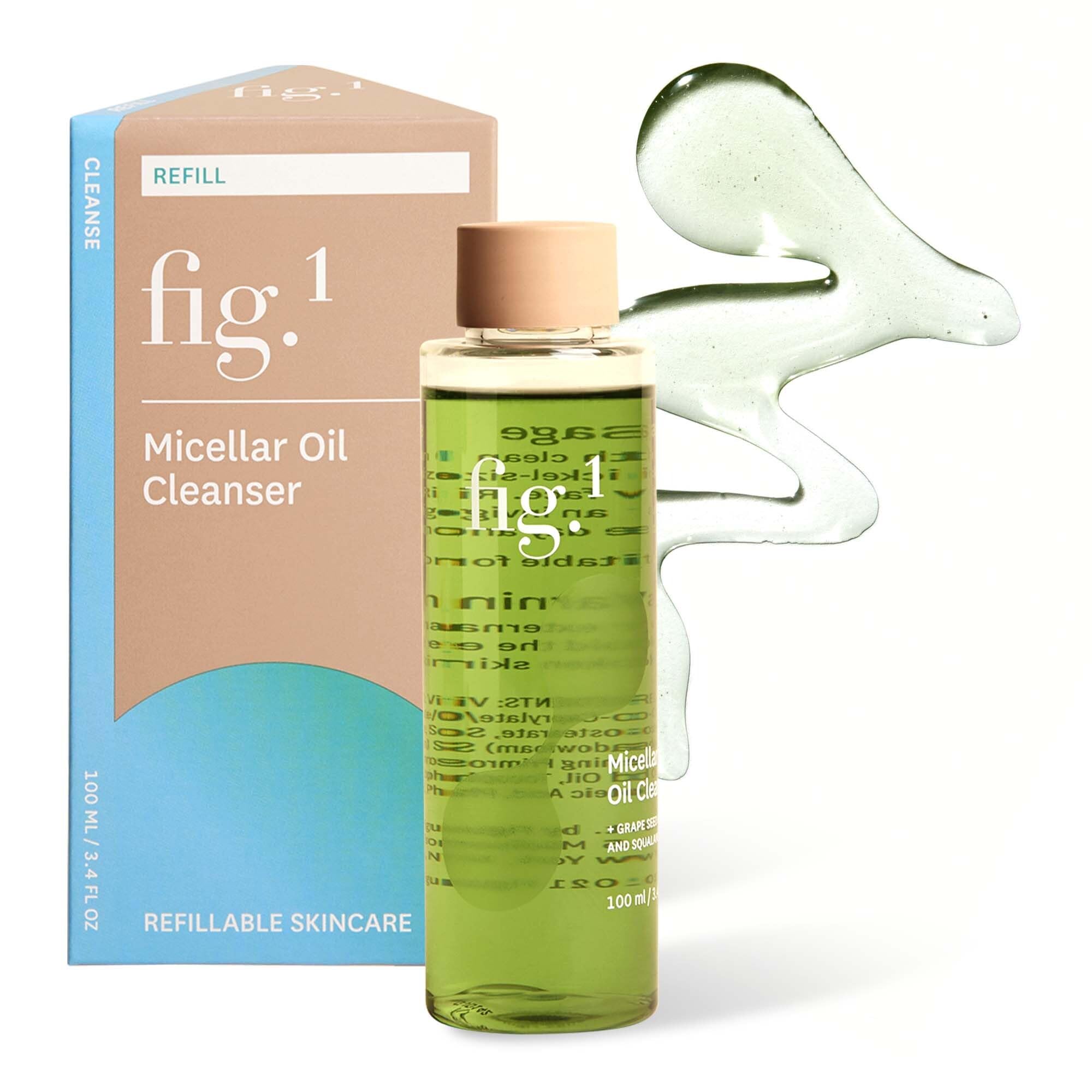 Fig.1 Micellar Oil Cleanser Refill – Makeup Remover & Hydrating Facial Cleanser