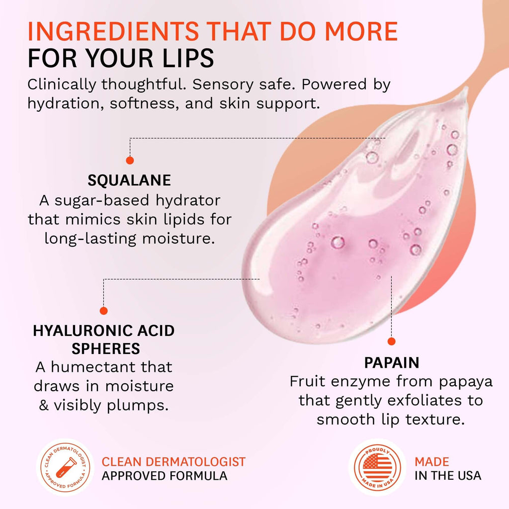 Fig.1 ReviveLip Enzyme Mask | Hydrating Overnight Lip Treatment with Papain & Hyaluronic Acid
