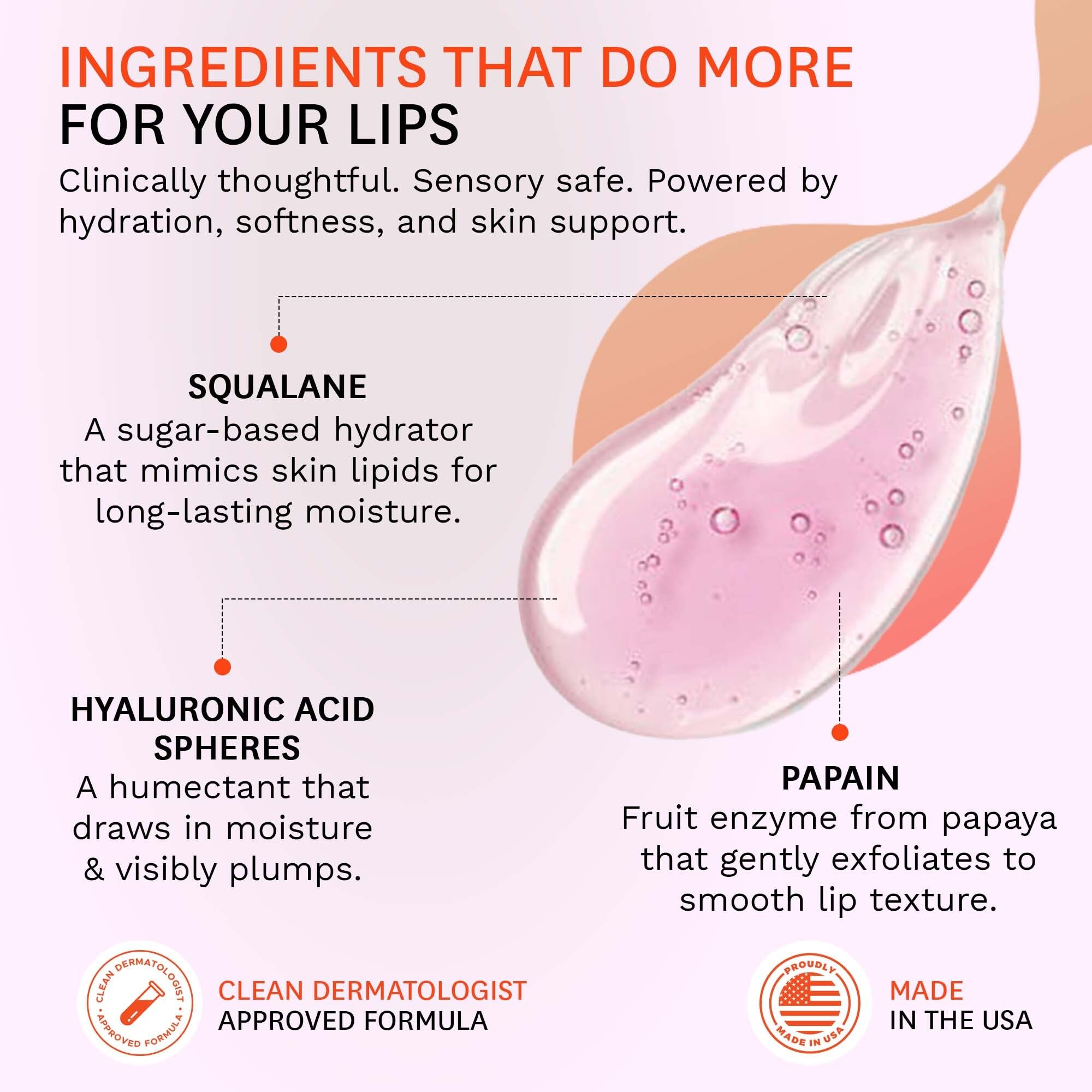 Fig.1 ReviveLip Enzyme Mask | Hydrating Overnight Lip Treatment with Papain & Hyaluronic Acid