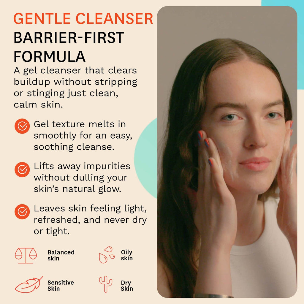 Fig.1 Clarifying Gel Cleanser – AHA/BHA Tea Tree for Oily & Sensitive Skin | Deep Pore Cleansing, 100ml