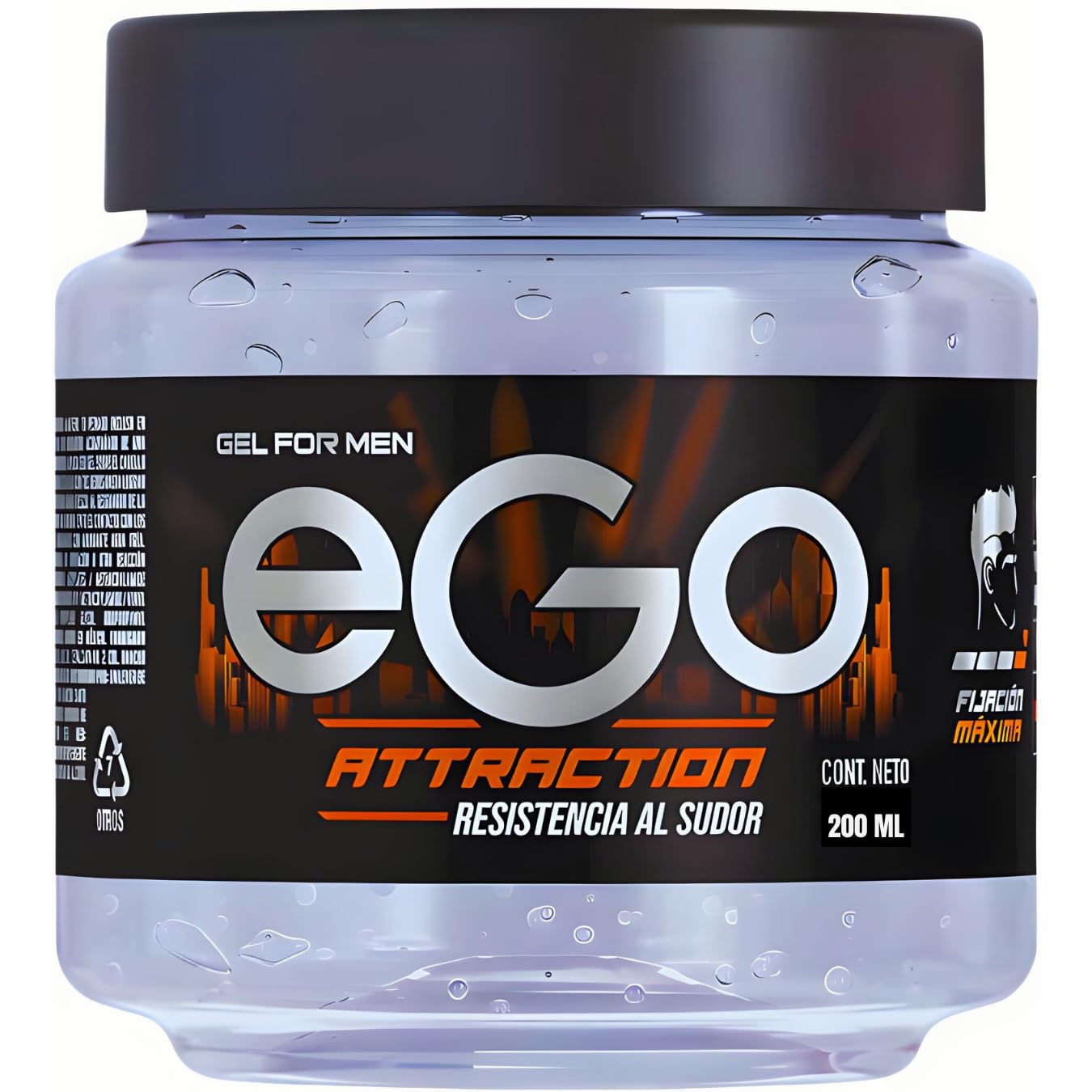 Fiico eGo Gel for Men – 200ml, Maximum Hold, Irresistible Fragrance