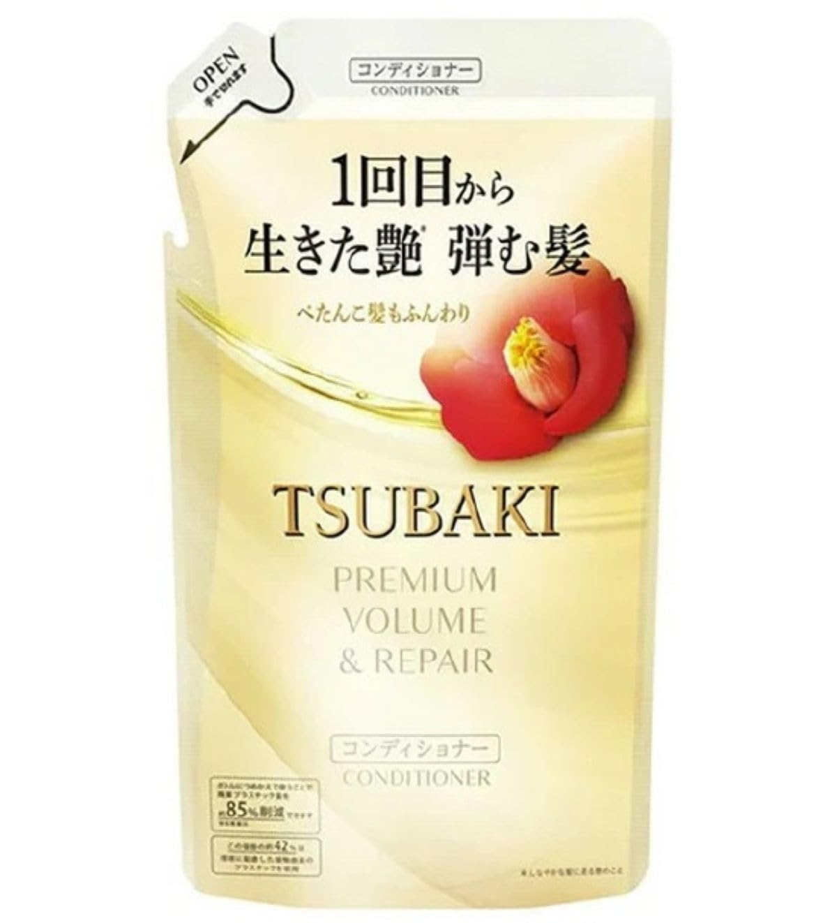 FineToday TSUBAKI Premium Volume & Repair Conditioner Refill – 300ml / 10 fl oz
