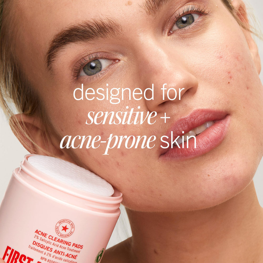 First Aid Beauty Acne Pads – 2% Salicylic Acid, Maximum Strength (60-ct)
