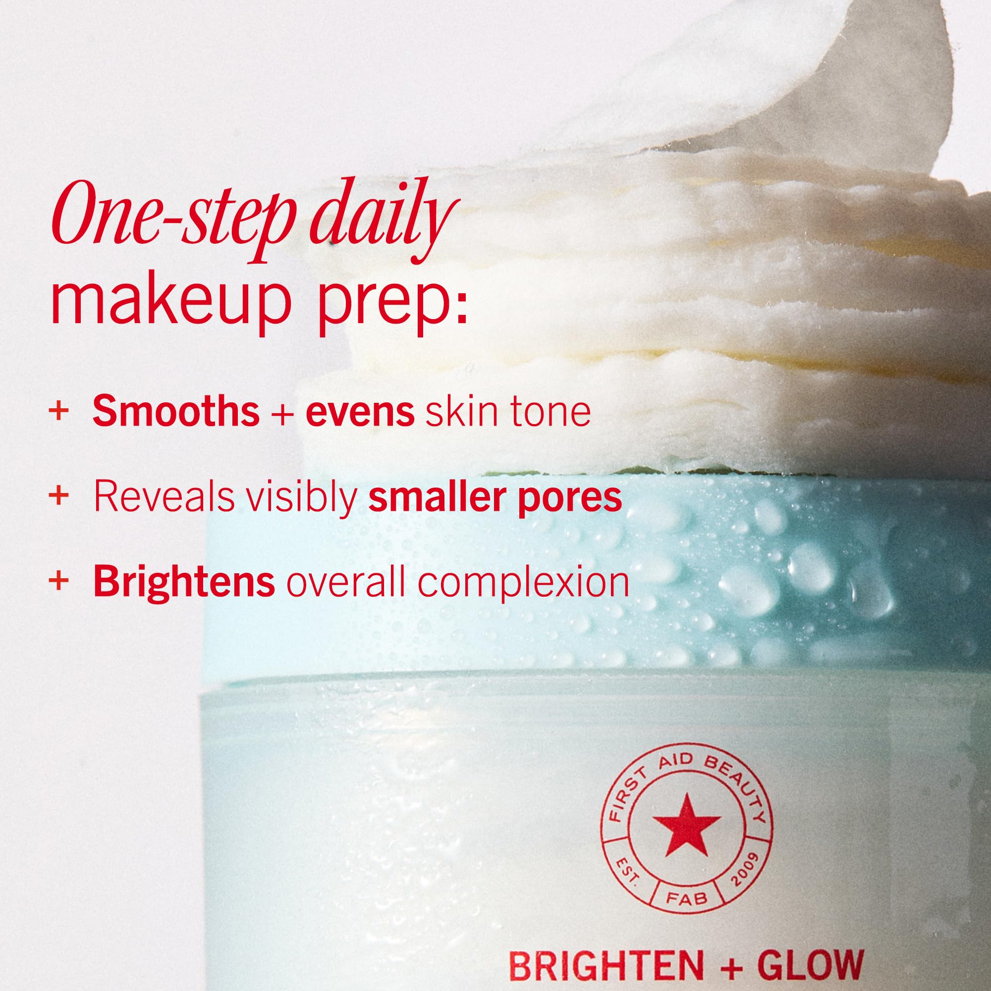 First Aid Beauty Facial Radiance Pads – Glycolic & Lactic Acids, Pore Refining & Brightening, 60ct