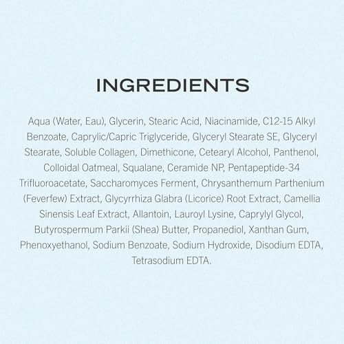 First Aid Beauty Firming Collagen Cream with Peptides & Niacinamide | Ultra-Rich, Non-Comedogenic Moisturizer