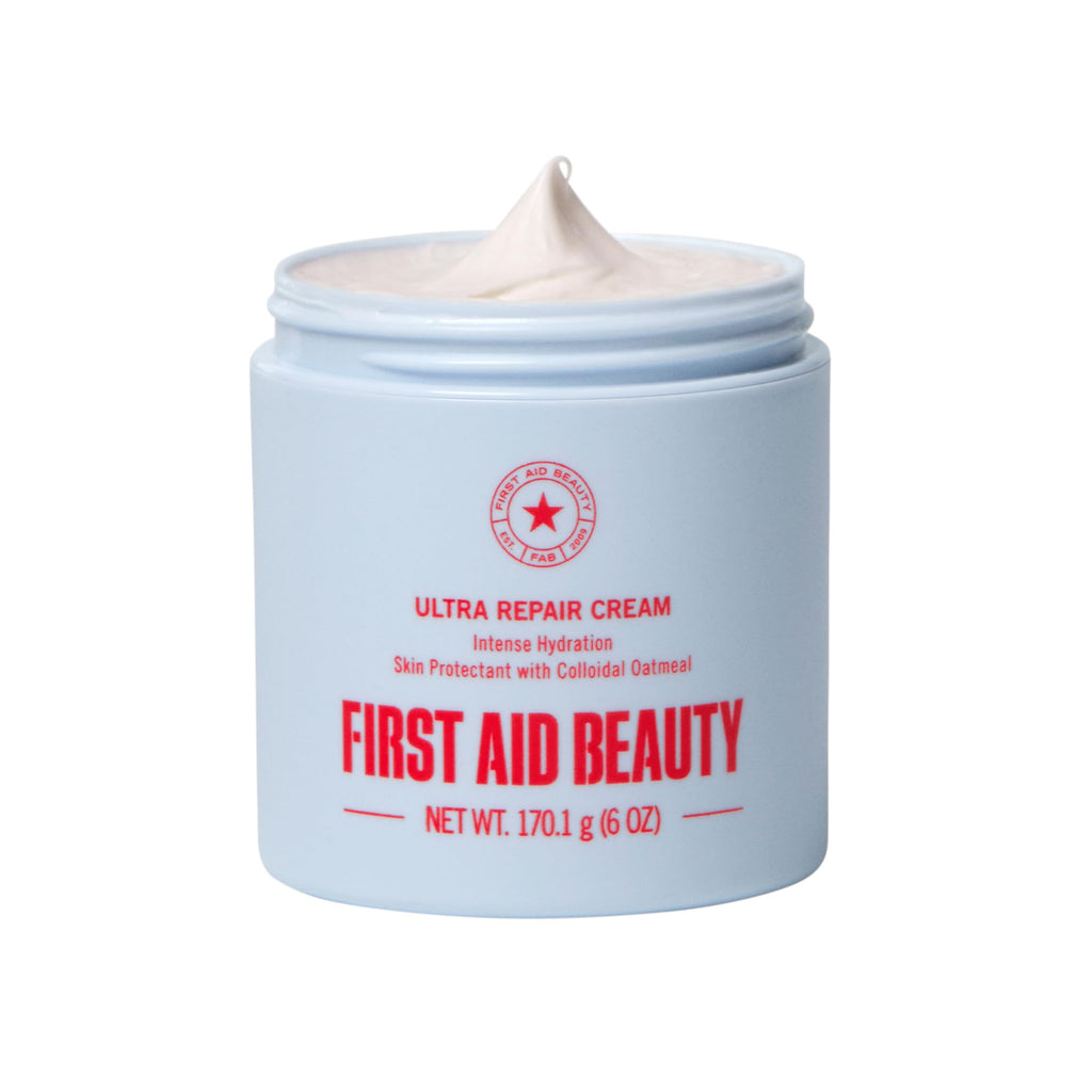 First Aid Beauty Ultra Repair Cream – Intense Hydration for Face & Body, Barrier Support in 7 Days (6 oz)
