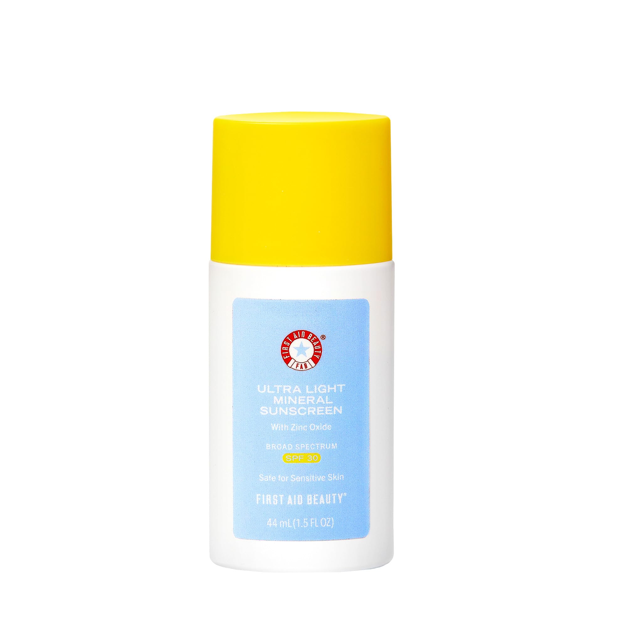 First Aid Beauty Weightless Liquid Mineral Sunscreen SPF 30 | Ultra Sheer Tint