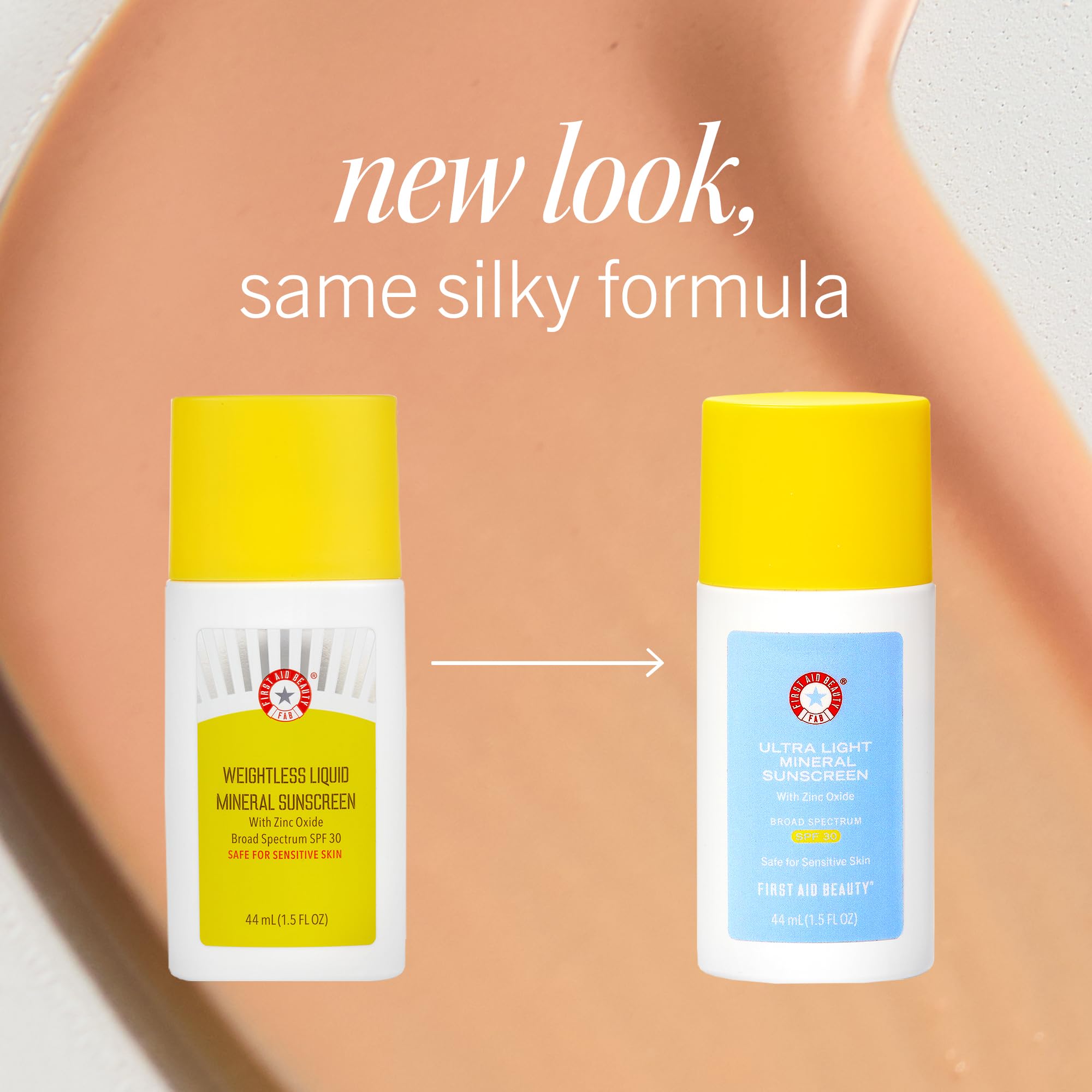 First Aid Beauty Weightless Liquid Mineral Sunscreen SPF 30 | Ultra Sheer Tint