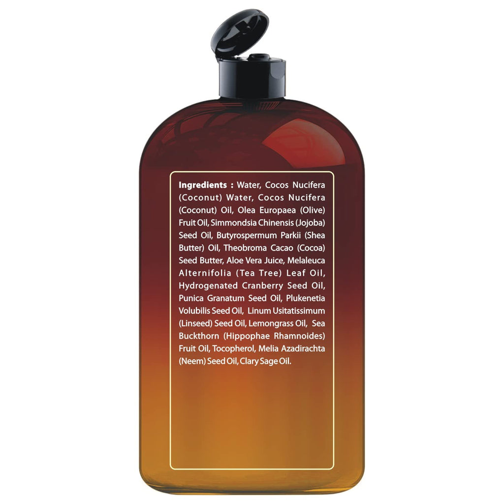 First Botany ALL Natural Body Wash – Tea Tree, Lemon Grass & Clary Sage – 16 fl oz