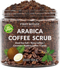 First Botany Cosmeceuticals Arabica Coffee Scrub – 100% Natural, 20 oz