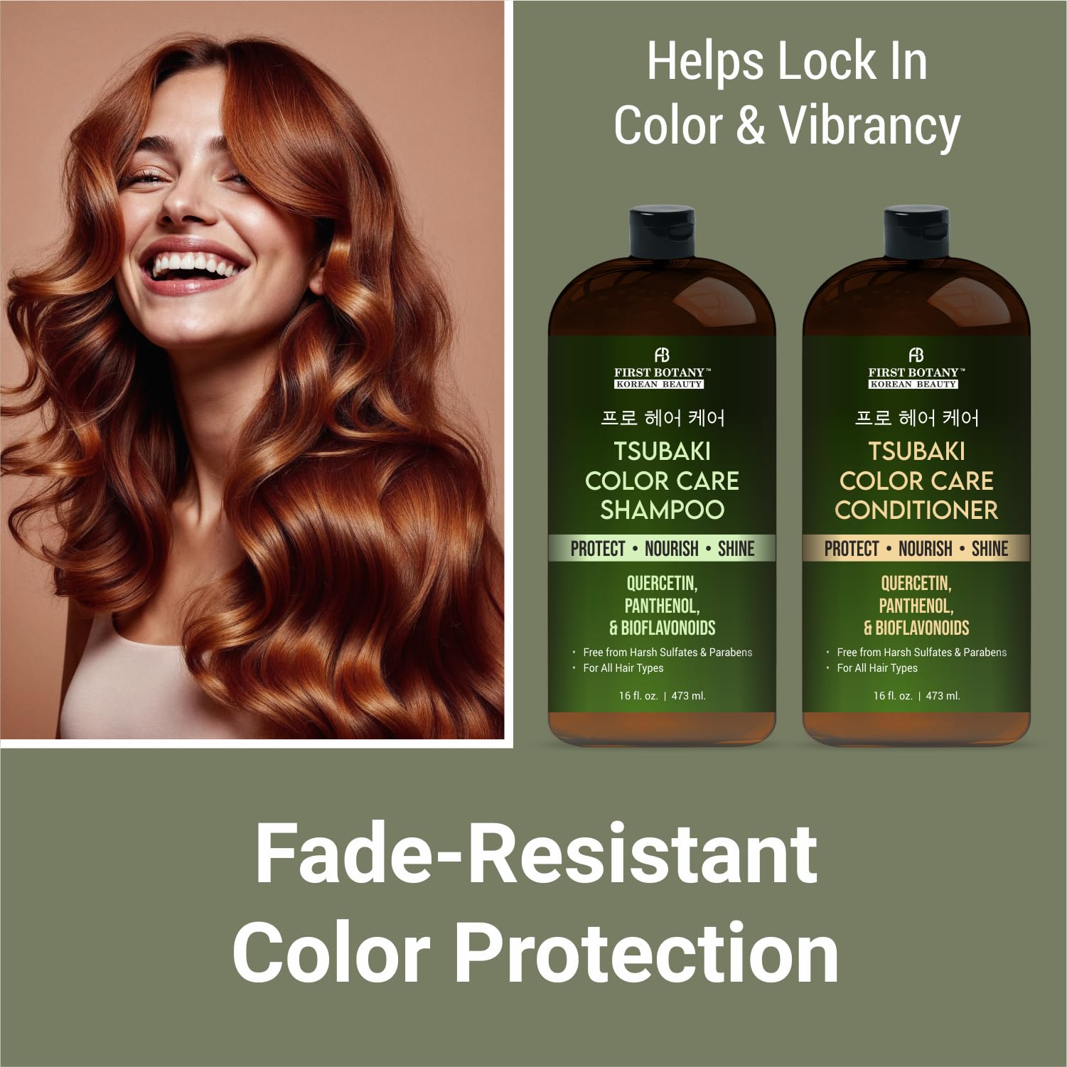 First Botany Color Care Shampoo & Conditioner Set – Color Protection & Shine