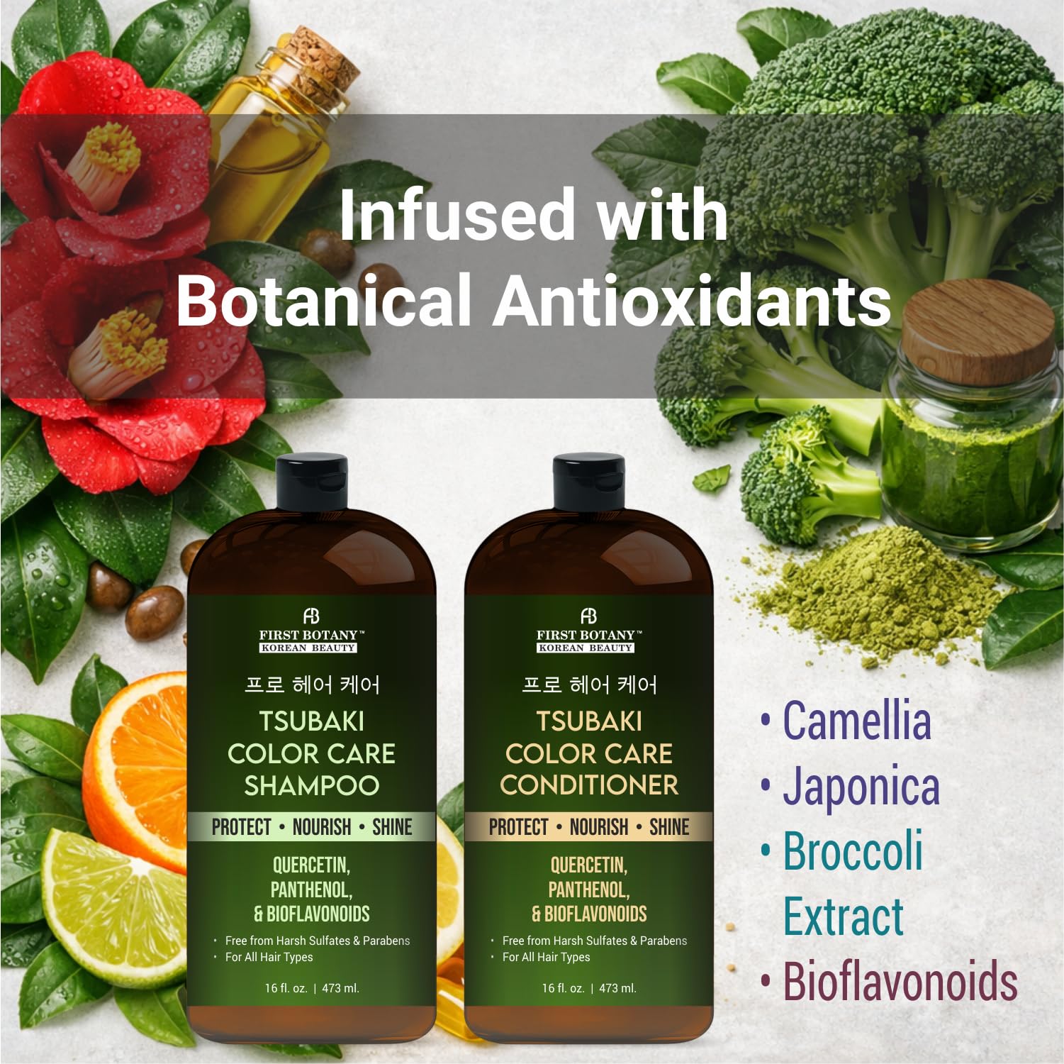 First Botany Color Care Shampoo & Conditioner Set – Color Protection & Shine