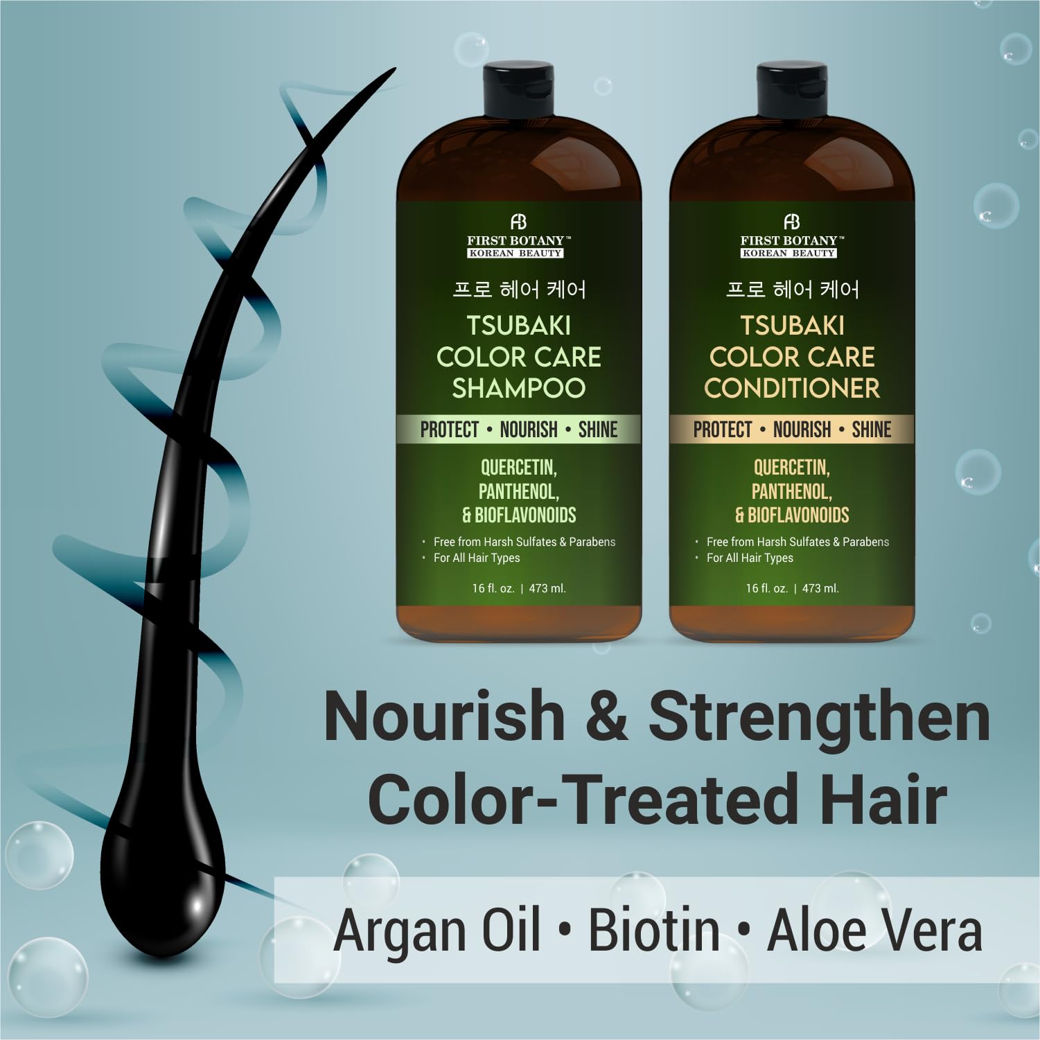 First Botany Color Care Shampoo & Conditioner Set – Color Protection & Shine