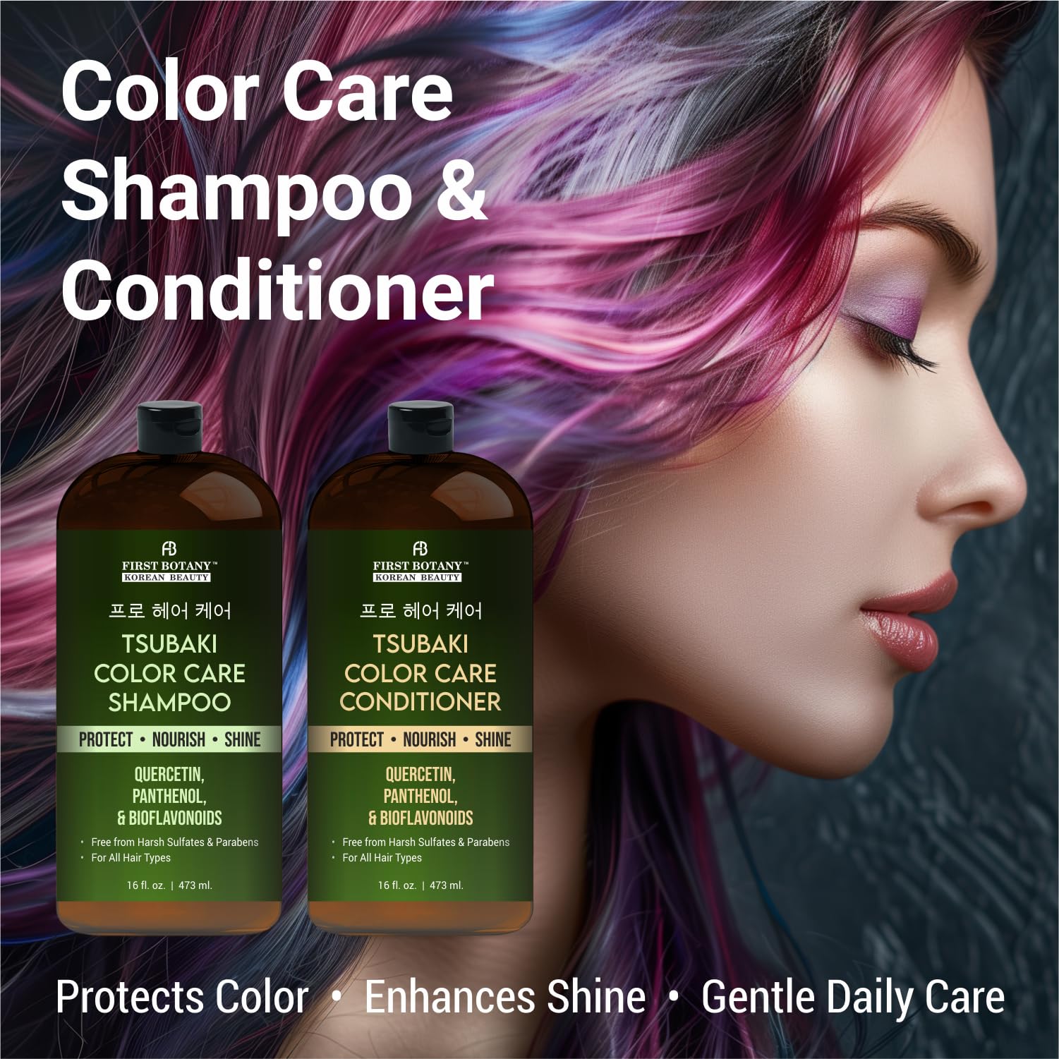 First Botany Color Care Shampoo & Conditioner Set – Color Protection & Shine