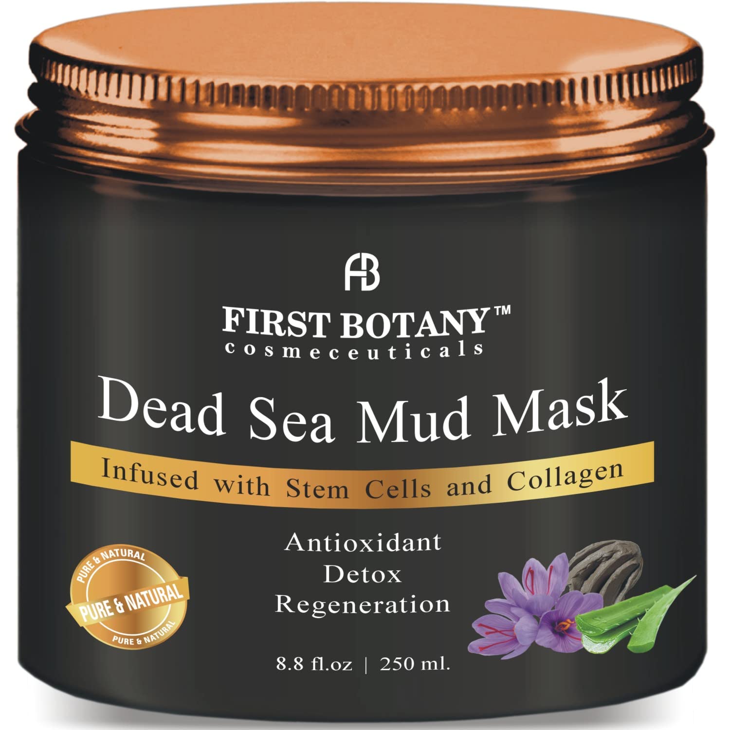 First Botany Dead Sea Mud Mask 8.8oz – Mineral-Infused Facial Treatment for Pores & Aging