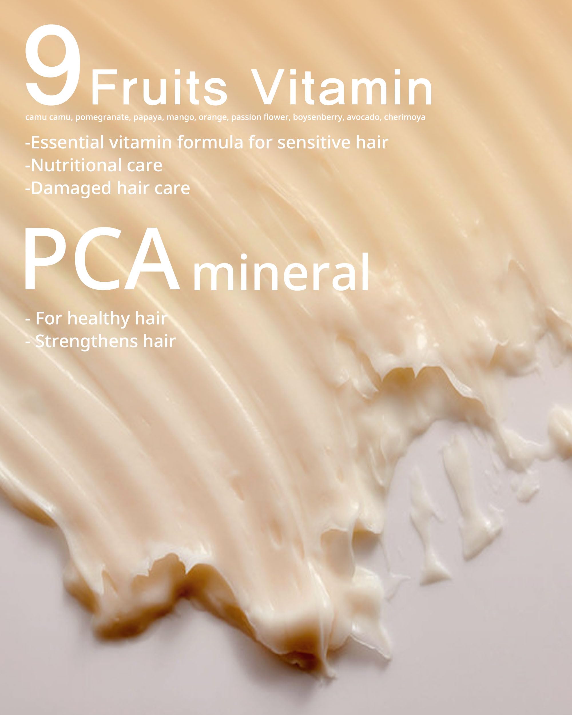 FIT YOUR SKIN DAN DAN Nourishing Conditioner – 9 Fruit Vitamins, pH 5.5, Detangling & Anti-Frizz (17 oz)