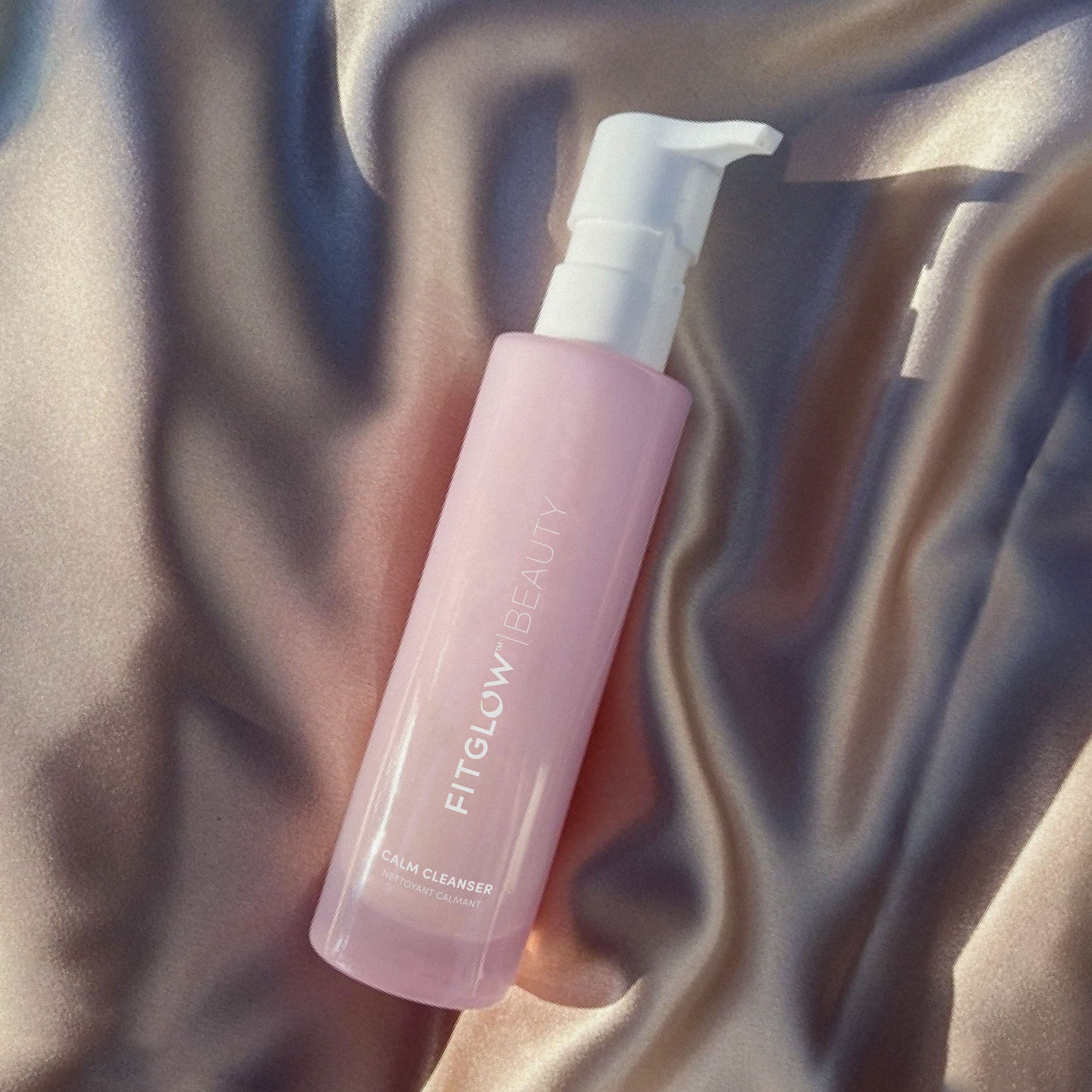 FITGLOW Calm Cleanser – Gentle Milky Face Wash for Sensitive Skin (120ml) with Ceramides & Cucumber