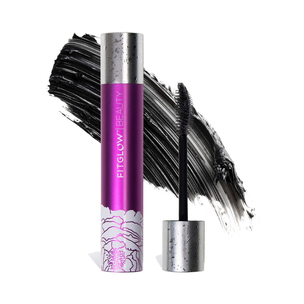 Fitglow Beauty Vegan Good Lash+ Mascara | 2-in-1 Volumizing, Lengthening & Conditioning Lash Serum | Black, 10g