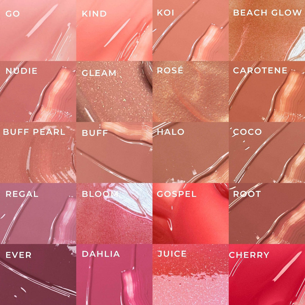 FITGLOW Lip Colour Serum | Hydrating Lip Gloss with Buildable Color – Beach Glow