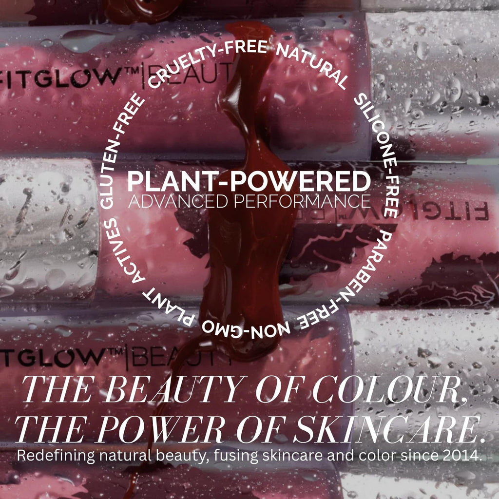 FITGLOW Lip Colour Serum | Hydrating Lip Gloss with Buildable Color – Beach Glow