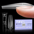 Five Angeles Tipex Instant Apex Gel Nail Tips Kit – 500pcs with UV Glue
