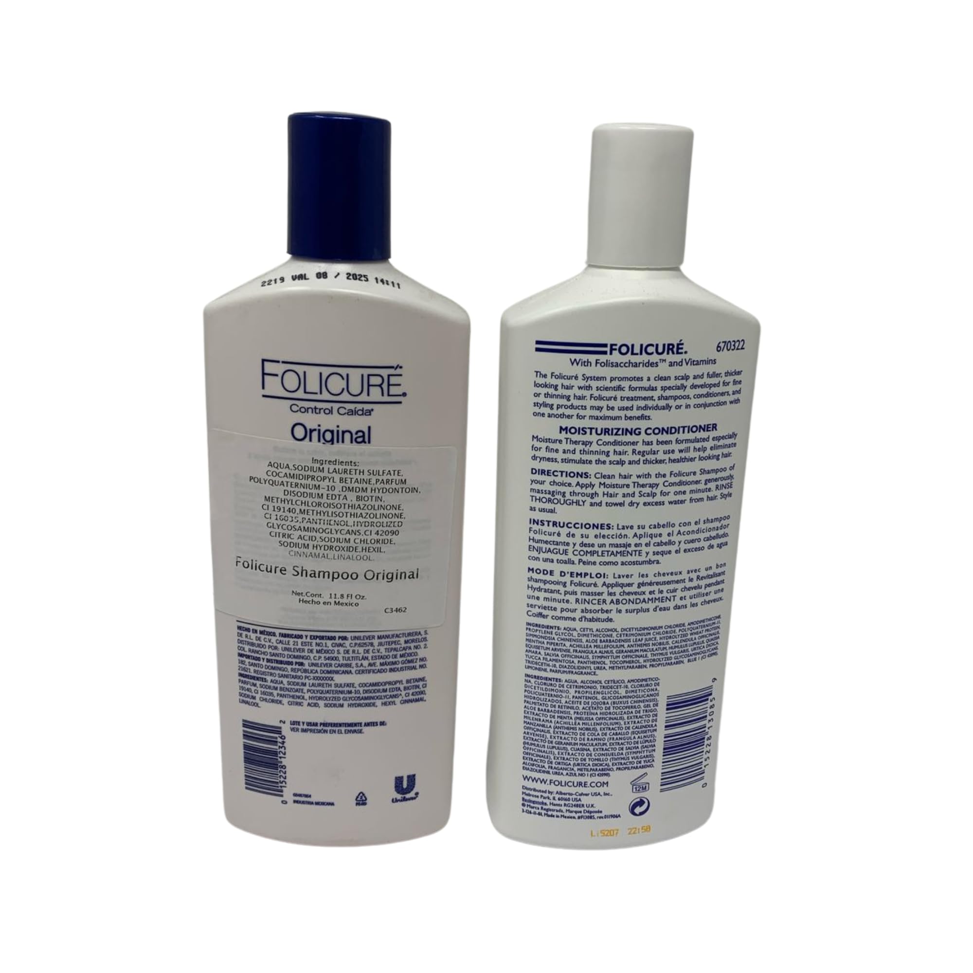 Folicure Hair Growth Shampoo & Conditioner Pack (11.8 fl oz + 12 fl oz) | Five Brothers Products