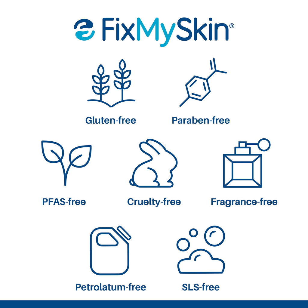 FixMySkin 1% Hydrocortisone Healing Lip Balm – Vanilla | Dermatologist-Developed & Travel-Friendly