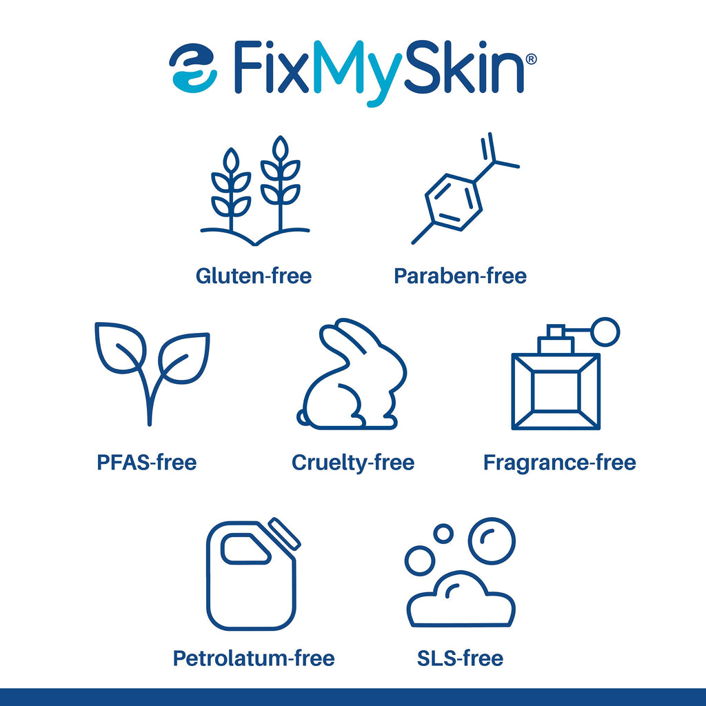 FixMySkin 1% Hydrocortisone Healing Lip Balm, Unflavored – 0.15 oz