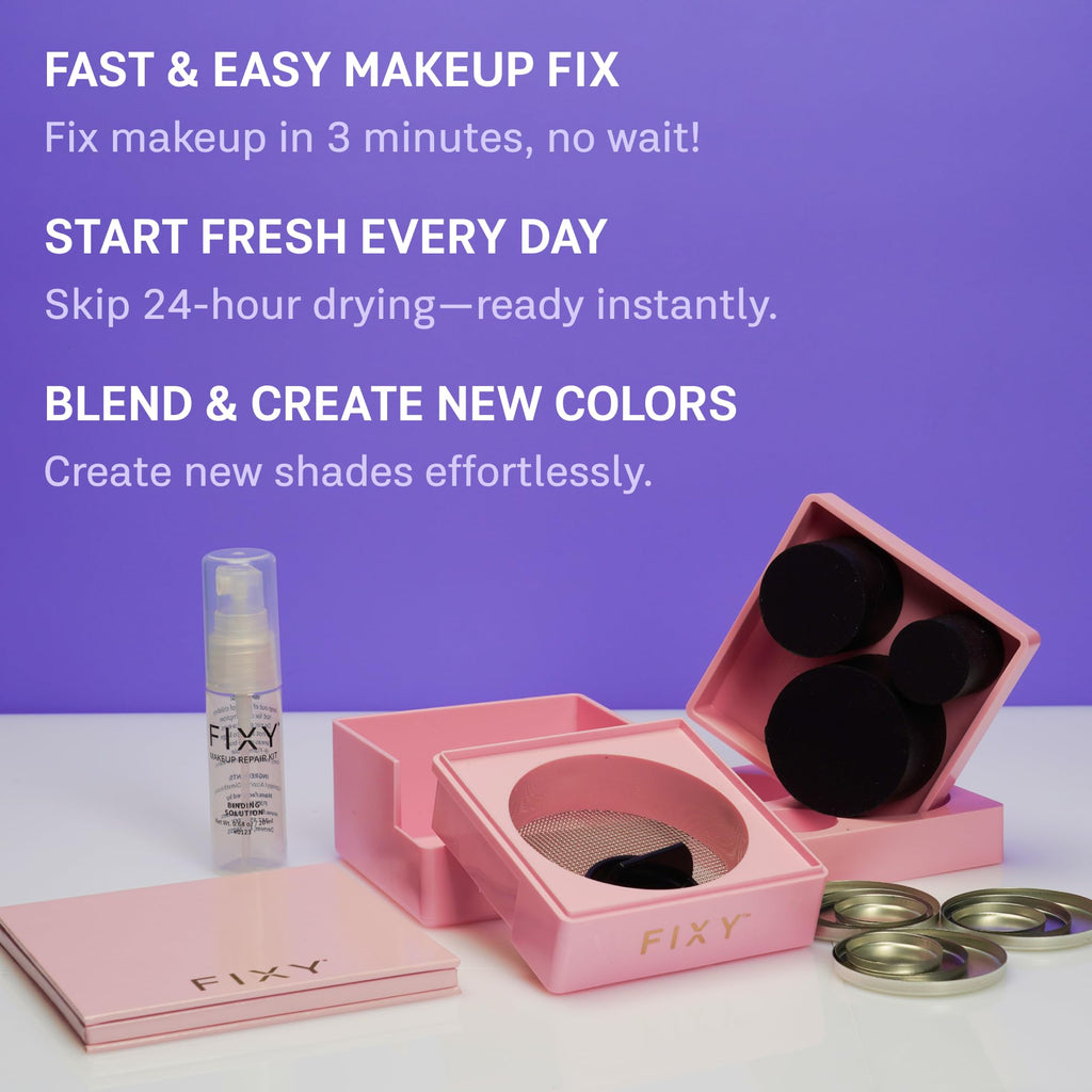 FIXY Makeup Repair Kit – Repress Eyeshadows, Blush & Highlighter | Depot & Palette
